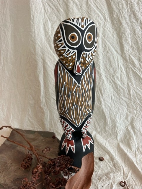 Worrwurr (Owl) - Sculpture - Judy Gurruwiwi